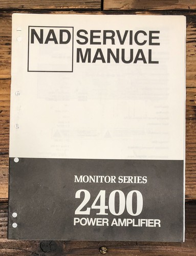 Amplificatore nad modello 2400 - nad,