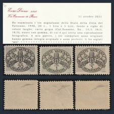 Vaticano 1946 segnatasse serie - segnatasse,