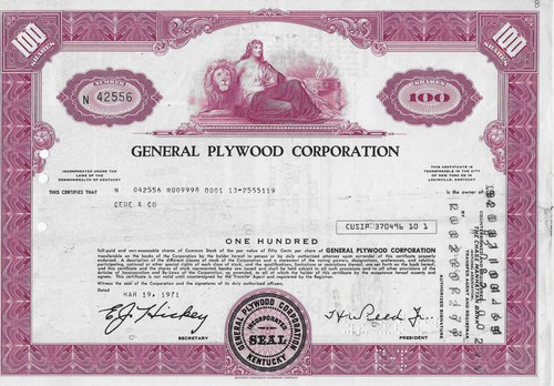 1971 general playwood - ,