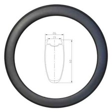 Cerchio carbonio bici strada