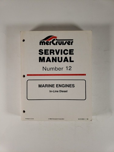 Mercruiser service manual 12 - service, #