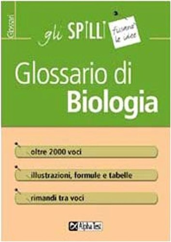 Glossario biologia - glossario, di