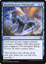 MTG Magic AFR D&D Forgotten Realms - 1x EN NM 065 C Mordenkaidenen's Polymorph