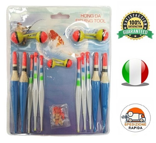 Set galleggianti pesca - 16,