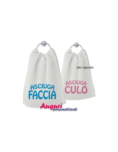 Asciugamano faccia culo