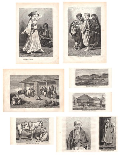 Stampe antiche bosnia - bosnia, abitanti