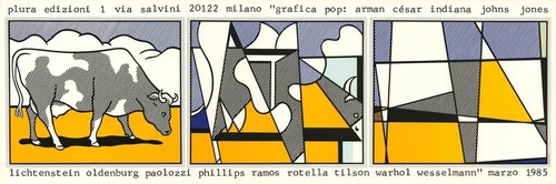 Roy lichtenstein cow going - lichtenstein,