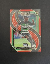 2024-25 Panini Select Fifa - Mezzanino Geovany Quenda #145 Red Wave Prizm /59...