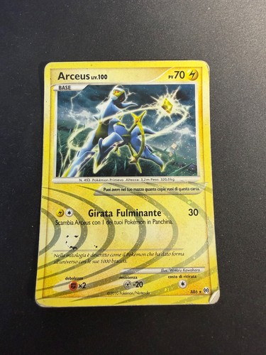 Arceus liv 100 ar6 holo - arceus,