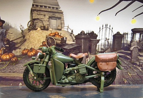 Moto militare maisto 24 - militare, 1/24