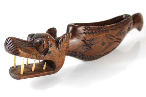 Scultura africana piroga - scultura,