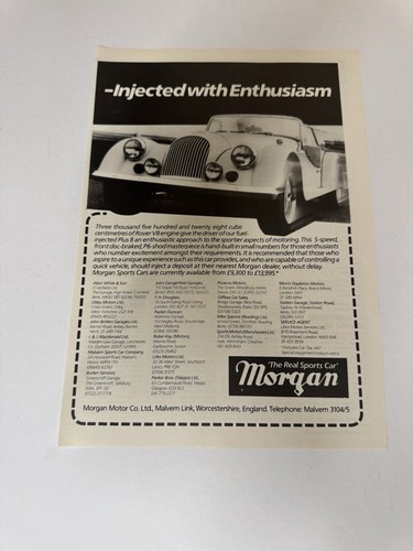 Original 1985 morgan - original, plus