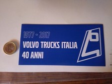 ADESIVO VINTAGE STICKER KLEBER 1977 2017 VOLVO TRUCKS ITALIA 40 ANNI 