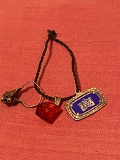 RARO LOTTO AMULETI ARGENTO: Splendido anello pantera, ambra, ciondolo argento sterling