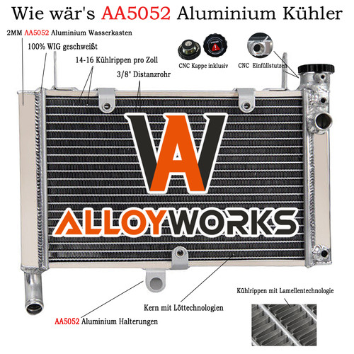 Radiatore acqua alluminio per