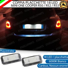 PLACCHETTE A LED LUCI TARGA 18