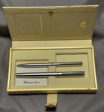 WATERMAN PARIS Confezione Vintage Da Due Penne Una Stilografica E Una A Sfera