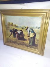Antica Tela  Quadro Jean-François Millet Gleaners Molto Grande Non Originale 