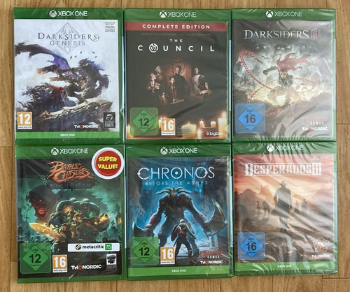 Collezione giochi xbox one - one, 6x