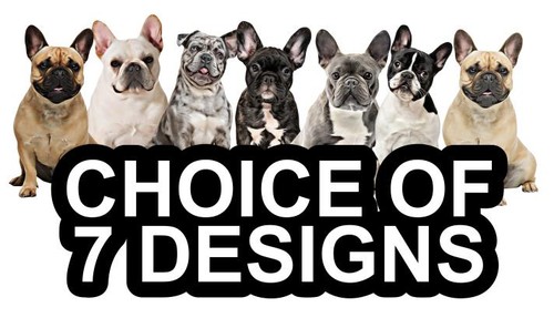 French bulldog self adhesive - french,