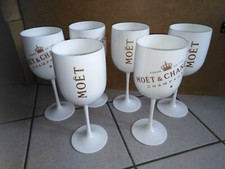 6 flûtes verres piscine