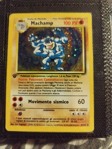 Machamp set base ita - set, 1ª