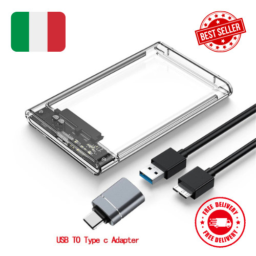 Box esterno hdd ssd - hdd/ssd, sata