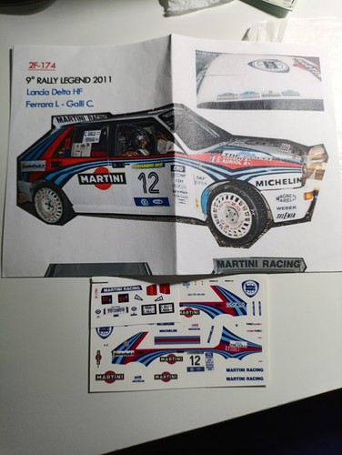 Decals lancia delta - decals, 1/43