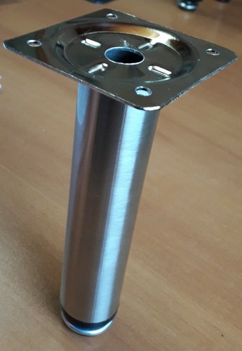 Piedino piede metallo cromo - piedino,