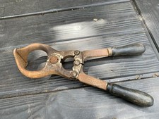 Antique N. Burdizzo Made in Italy Bull Castration Pliers Tool V Emasculator 