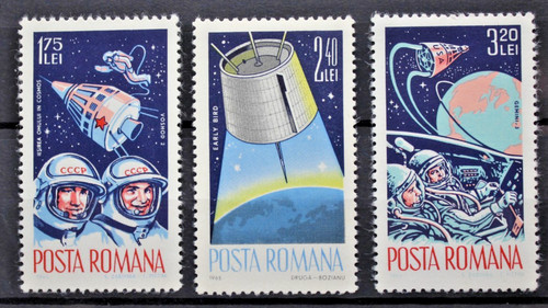 Romania 1965 viaggi spaziali - romania,