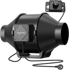 Ventilatore Tubolare Regolabile Da 100 Mm, Motore EC Trifase Con Regolatore Di V