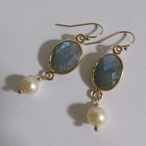 Orecchini perle coltivate blue - coltivate,