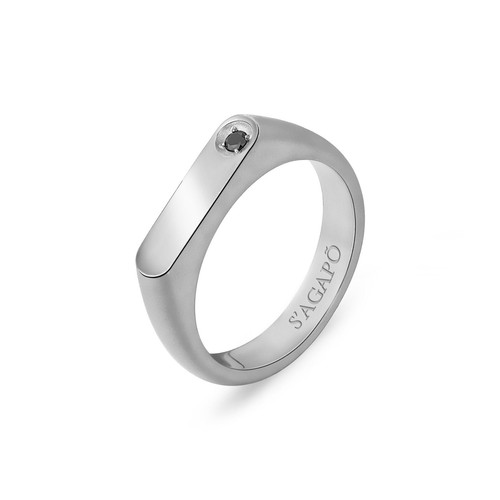 Anello uomo ragazzo linea tag - anello,