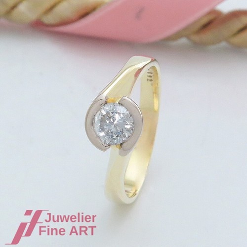 Anello solitario con - , 1