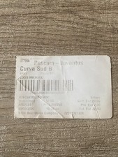 Pescara-Juventus 2007 biglietto Calcio(No napoli,Lazio,Inter,Roma,Milan)