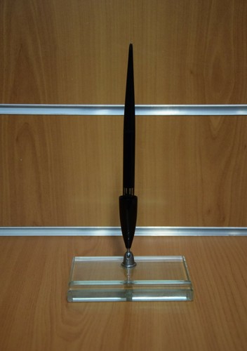 Stiloforo vetro con penna - vetro,