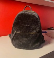 Zaino Pennyblack Nero Con Eco Pelliccia Nuovo Senza Etichetta