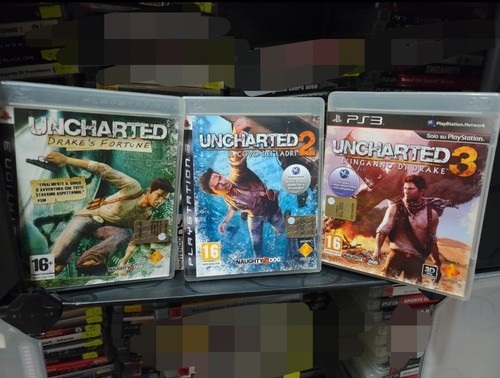 Trilogia uncharted 3 ps3 - trilogia,