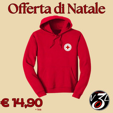 Felpa Croce Rossa con