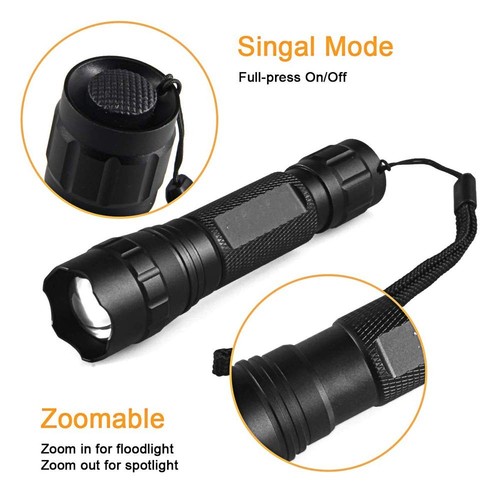 Torcia tattica mini led - torcia,