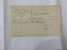 FATTURA PUBBLICITà CONFEZIONI ARTICOLI PER BAMBINI PADOVA 1912 -48