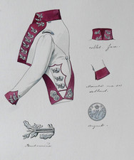 Charles Brun DISEGNO Militaria
