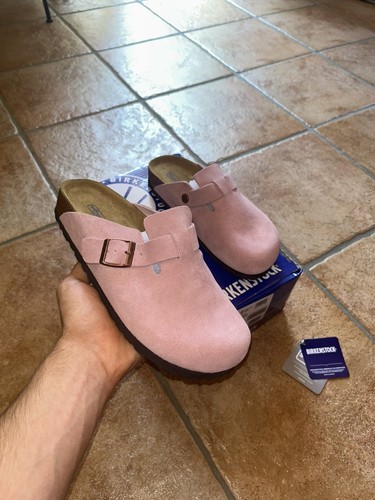 Birkenstock boston rosa eu38 - birkenstock,