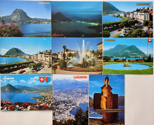 Cartoline lugano svizzera - lugano,