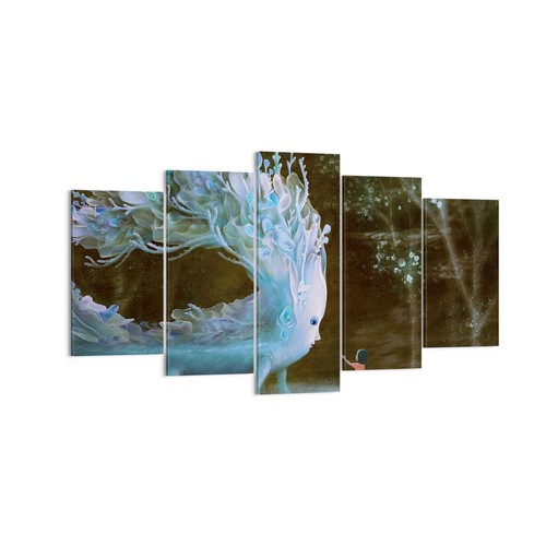 Quadro tela 160x85cm mostro - quadro,