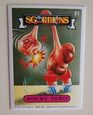 Sgorbions 1 # 31 ROCKY ZERO TOPPS GPK