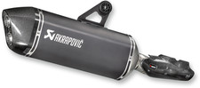 AKRAPOVIC MUFFLER BLK TI