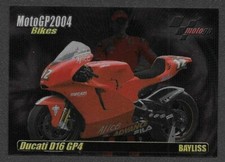Ducati D16 GP4 (Bayliss). Cards Panini "MOTO GP 2004".
