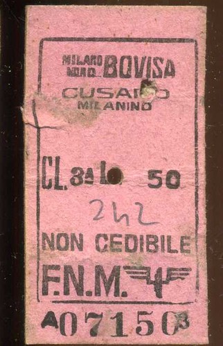 Biglietto treno ferrovia - biglietto,